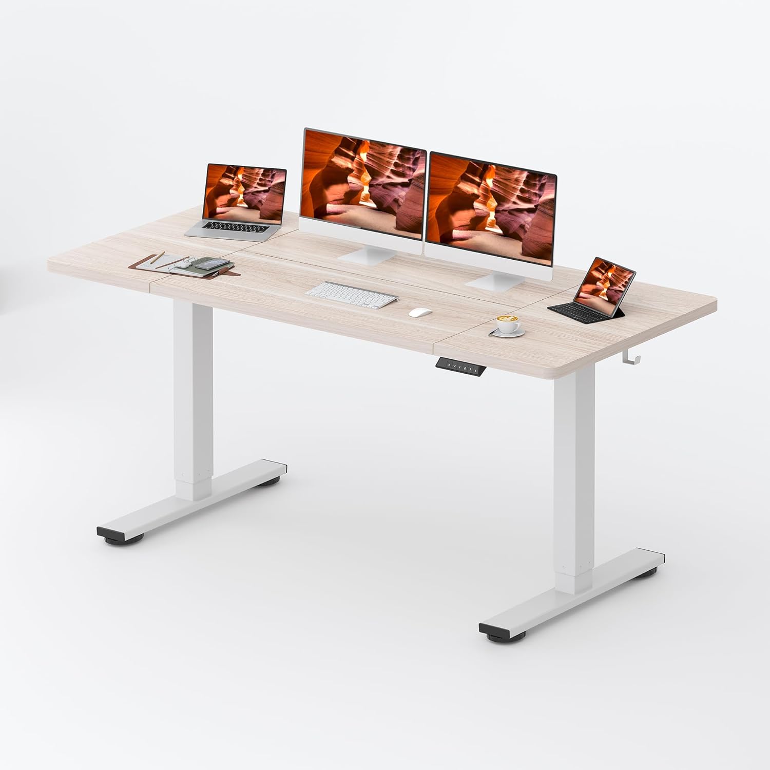 Office Furniture Custom - Белый электрический регулируемый по высоте стол