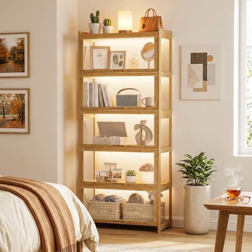 Bookshelf 5 Tier - Витрина-шкаф, 5-уровневый шкаф для коллекционных предметов