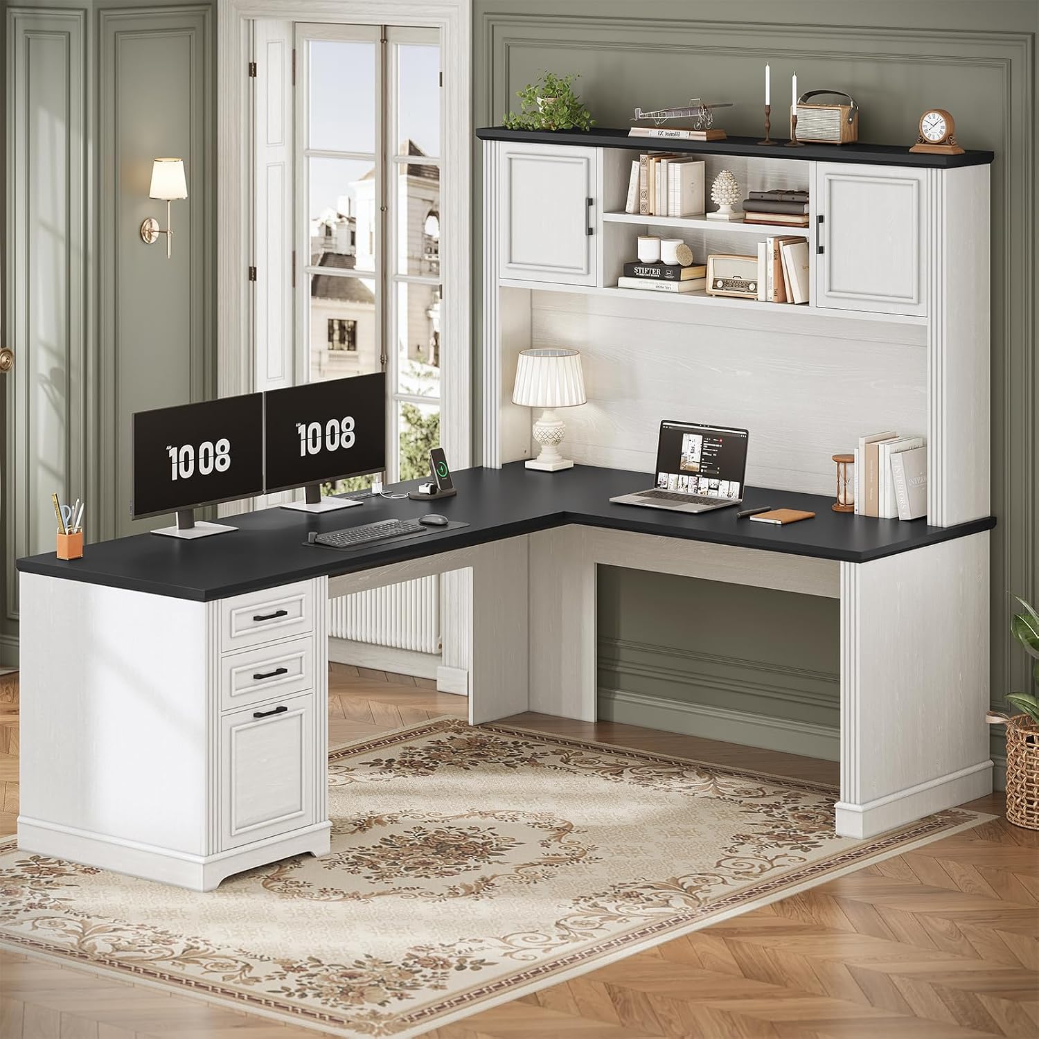 Office Furniture Custom - Угловой стол в форме буквы L