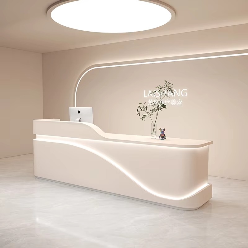 Office Furniture Logo - Большие стойки ресепшн для отелей, белые