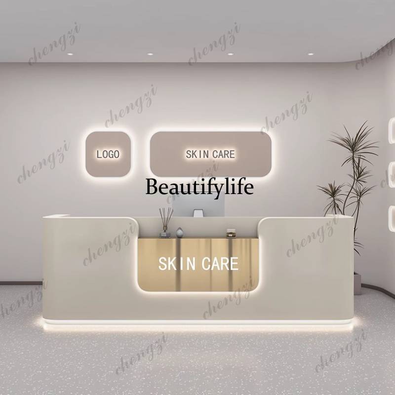 Office Furniture Logo - Стойки ресепшн A68 с логотипом для