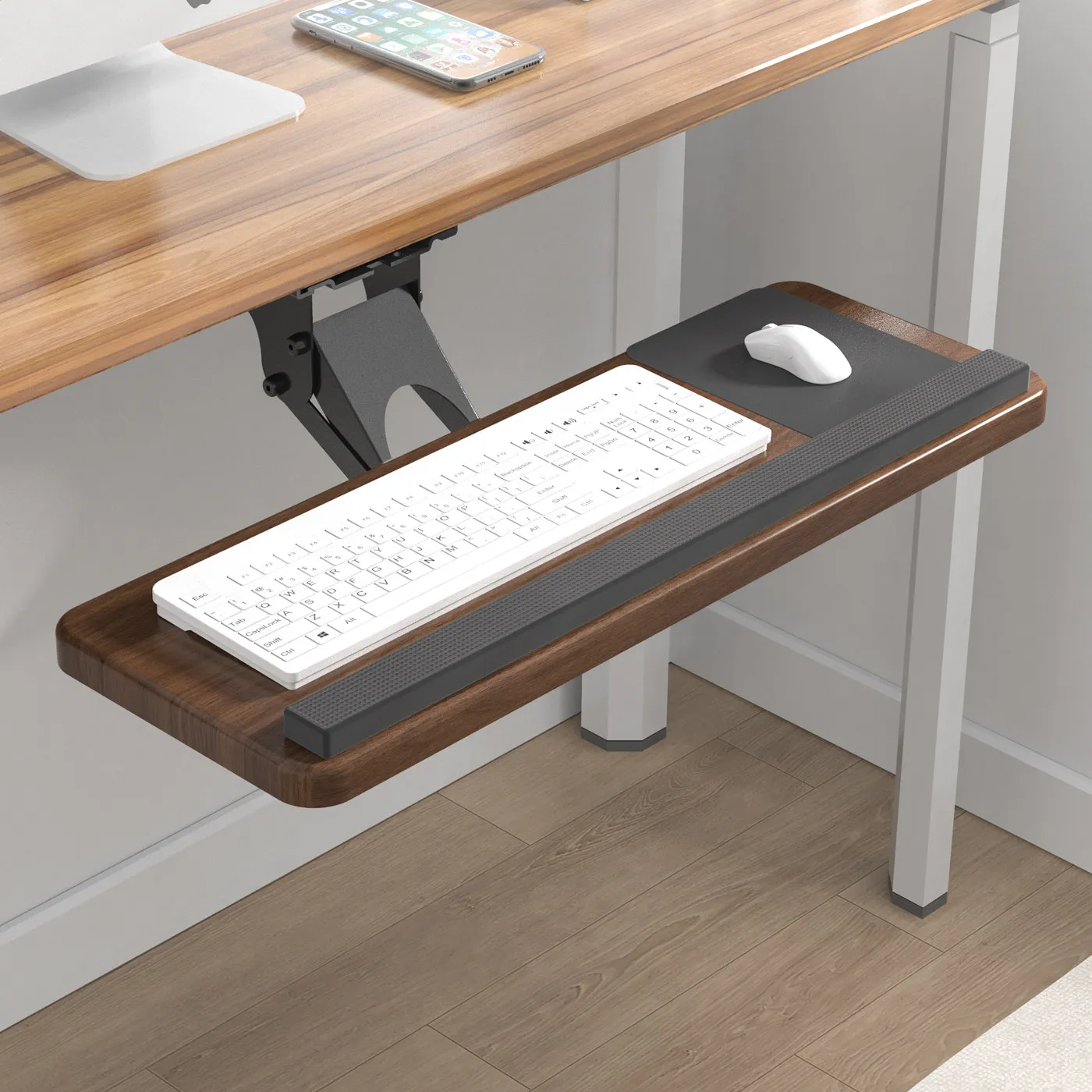 Выдвижная подставка для клавиа – обзор и цена Keyboard Drawer Under