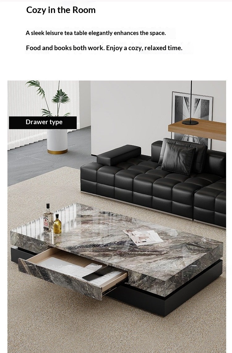 Черный мраморный чайный столик – обзор и цена Office Furniture Custom