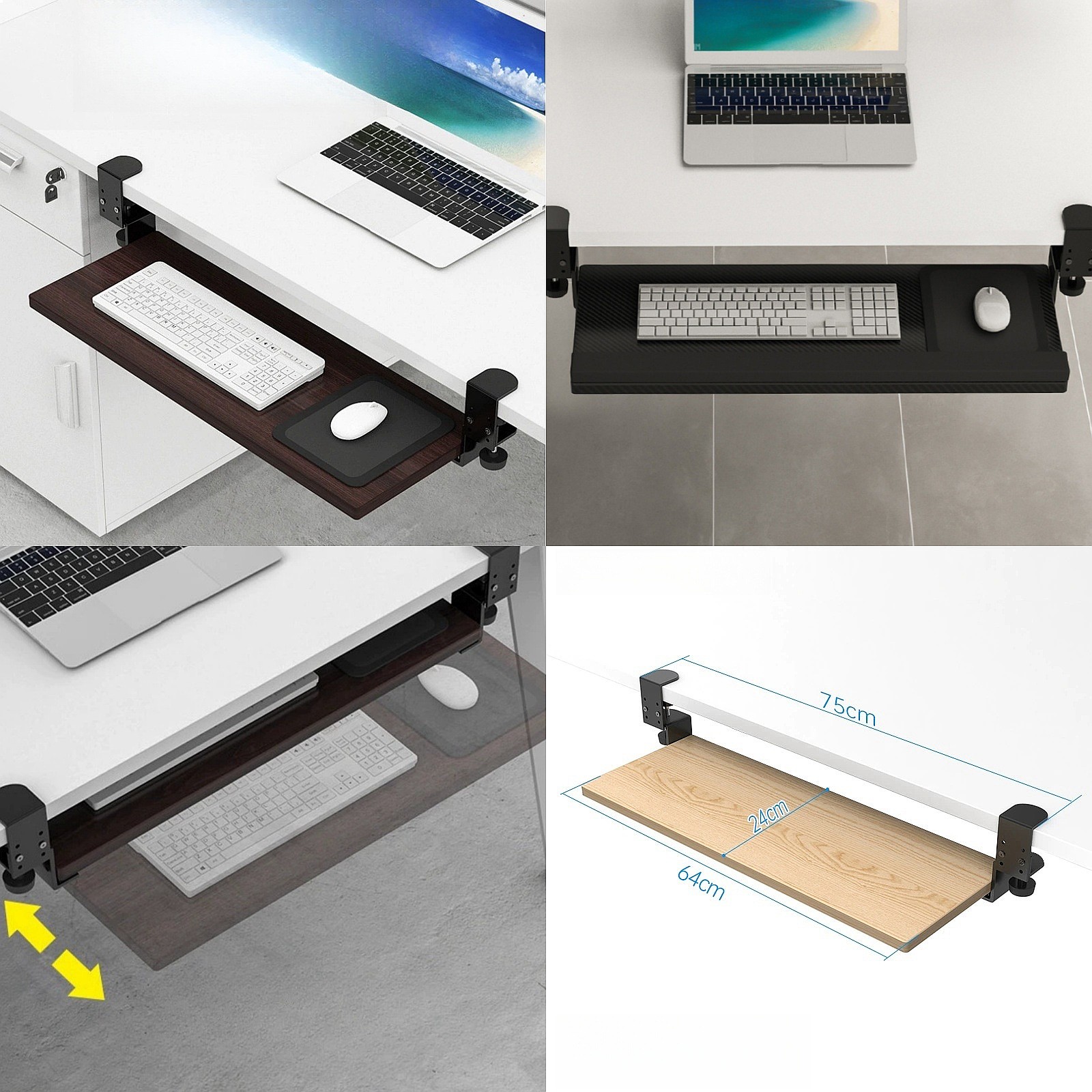 Выдвижной кронштейн для клавиа – обзор и цена Keyboard Drawer Under
