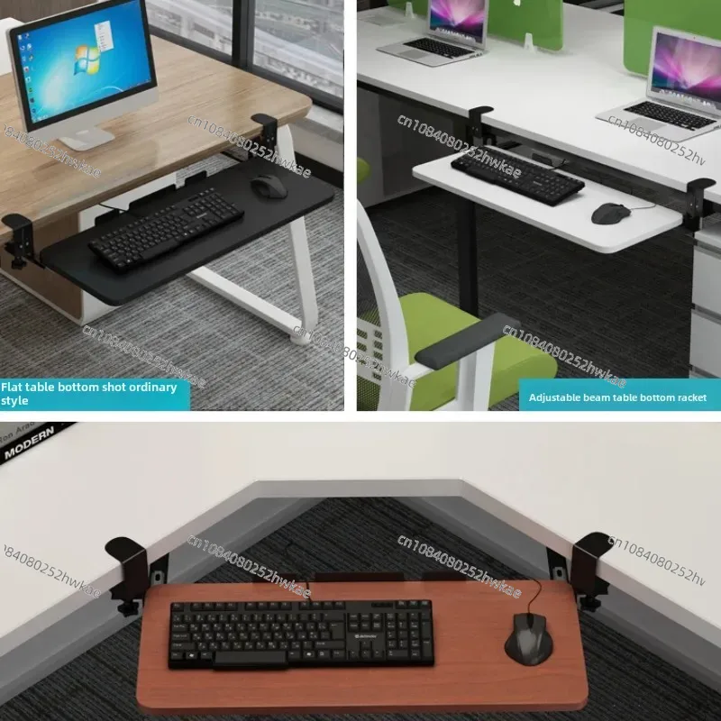 Поднос для клавиатуры с зажимо – обзор и цена Keyboard Drawer Under