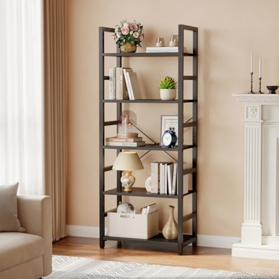 5-ярусная книжная полка, совре – обзор и цена Bookshelf 5 Tier