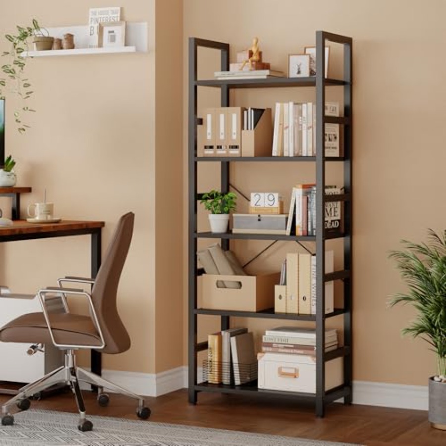 5-ярусная книжная полка, совре – обзор и цена Bookshelf 5 Tier