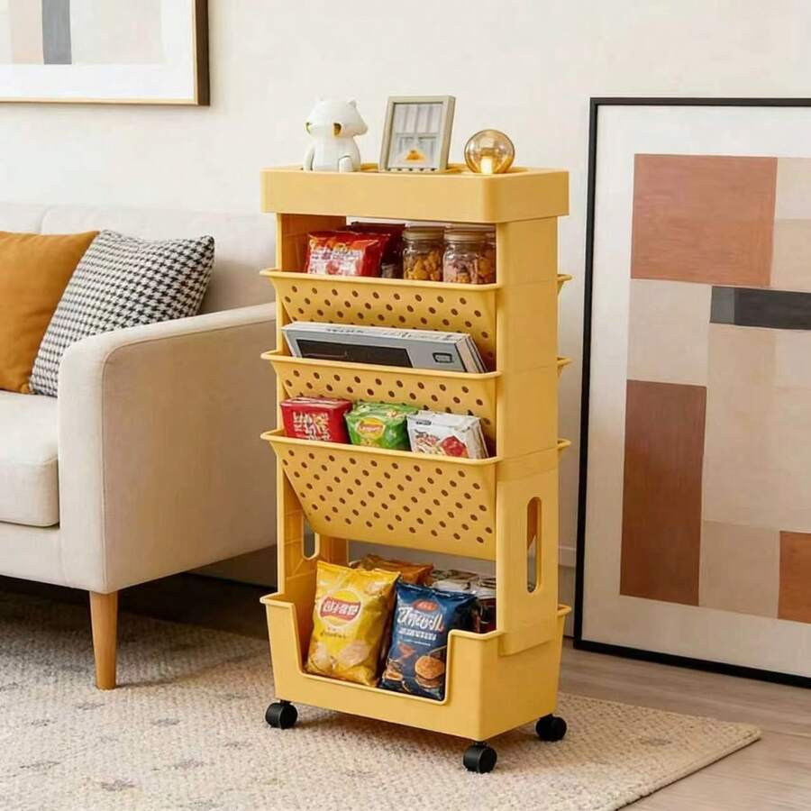 5-уровневая передвижная тележк – обзор и цена Bookshelf 5 Tier