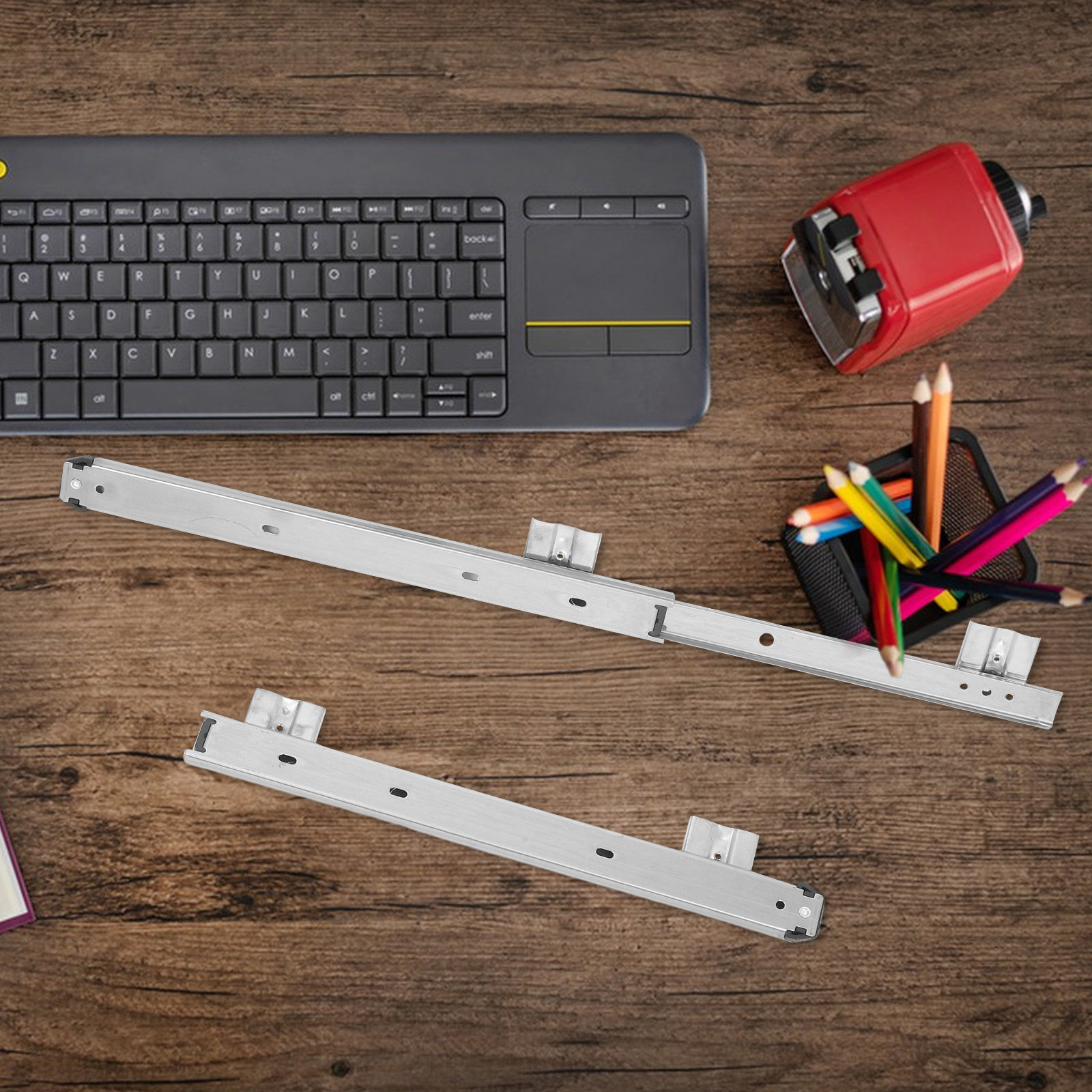 2 шт. Направляющие для выдвижн – обзор и цена Keyboard Drawer Under