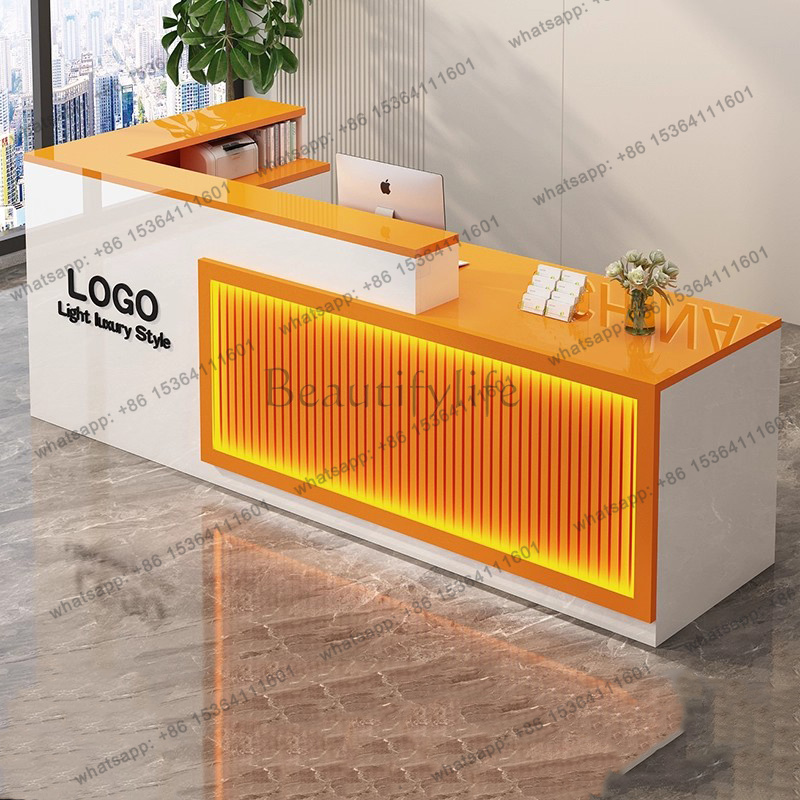 Роскошная простая стойка ресеп – обзор и цена Office Furniture Logo