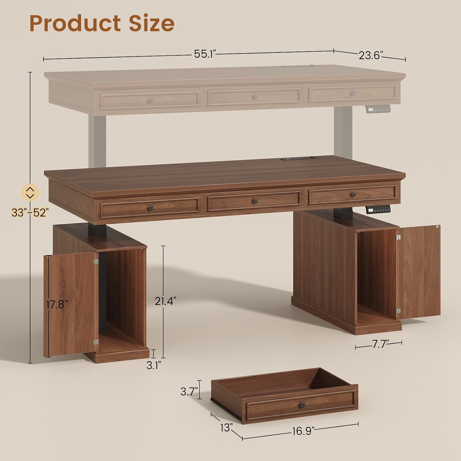 Электрический стоячий стол в с – обзор и цена Office Furniture Custom