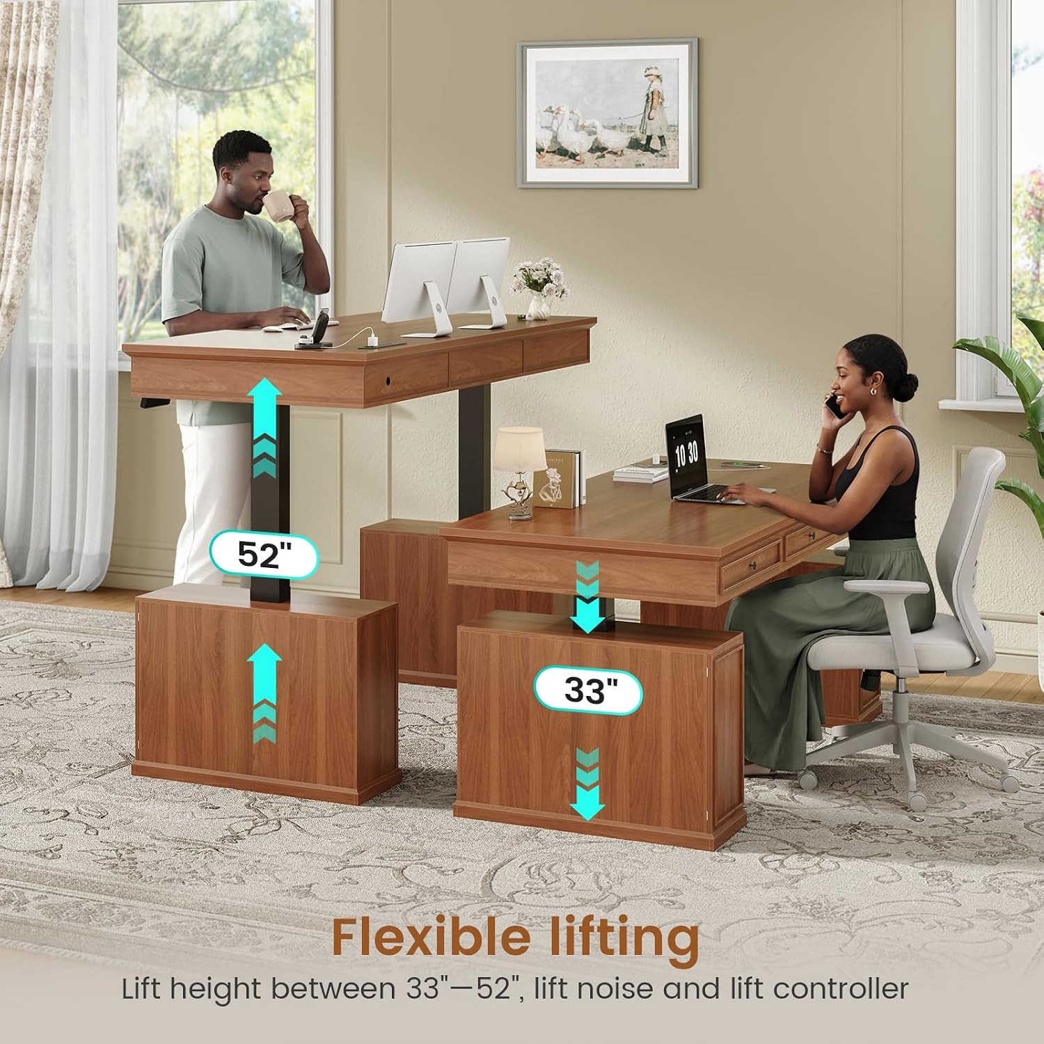Электрический стоячий стол в с – обзор и цена Office Furniture Custom