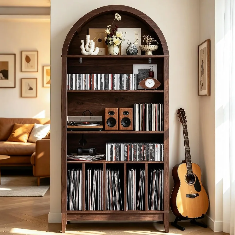 Большая подставка для виниловы – обзор и цена Bookshelf 5 Tier
